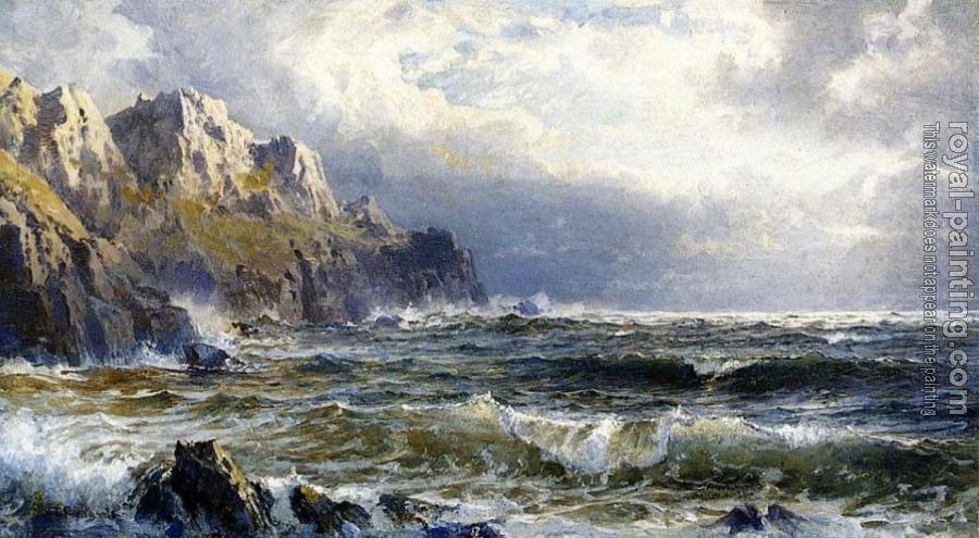 William Trost Richards : Moye Point, Guernsey, Channel Islands